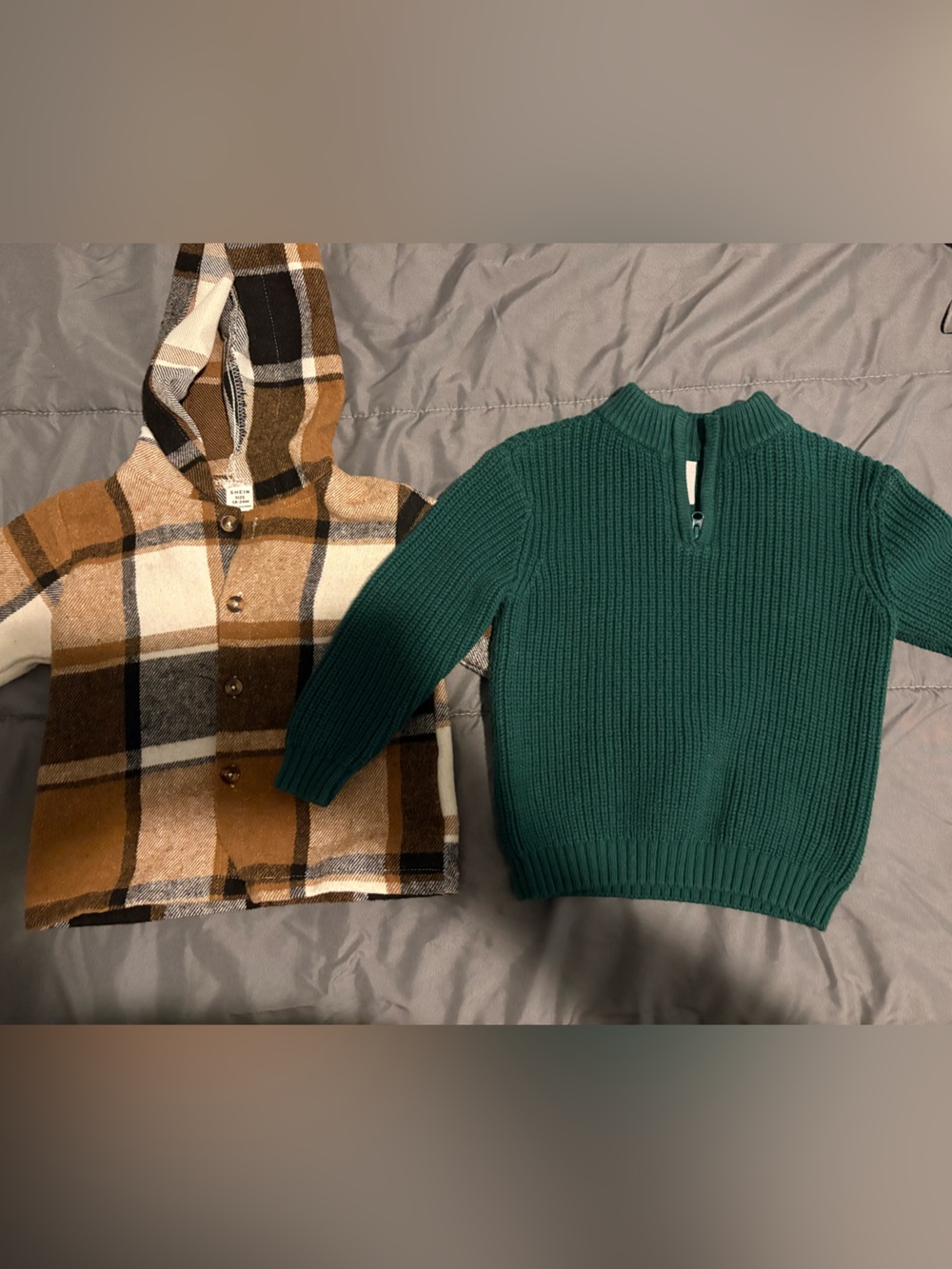 Boys Sweater & Flannel Set